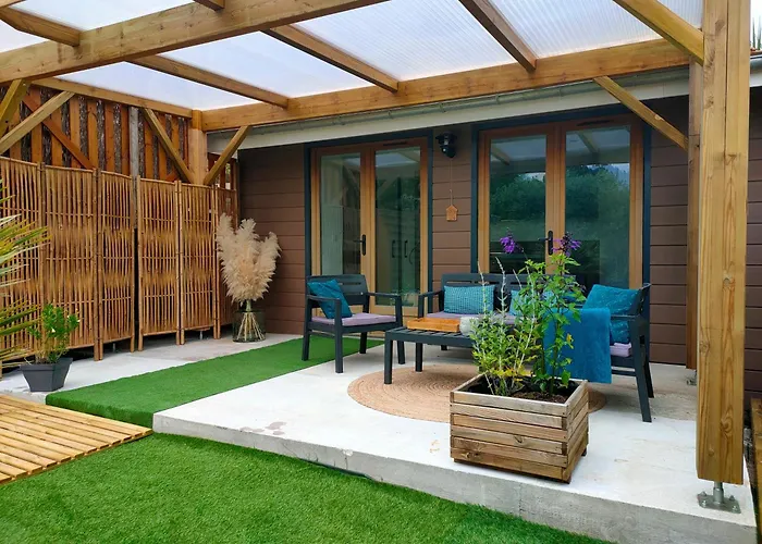 Chalet Vacances Avec Jardin Pres D\'Arcachon 2 Personnes