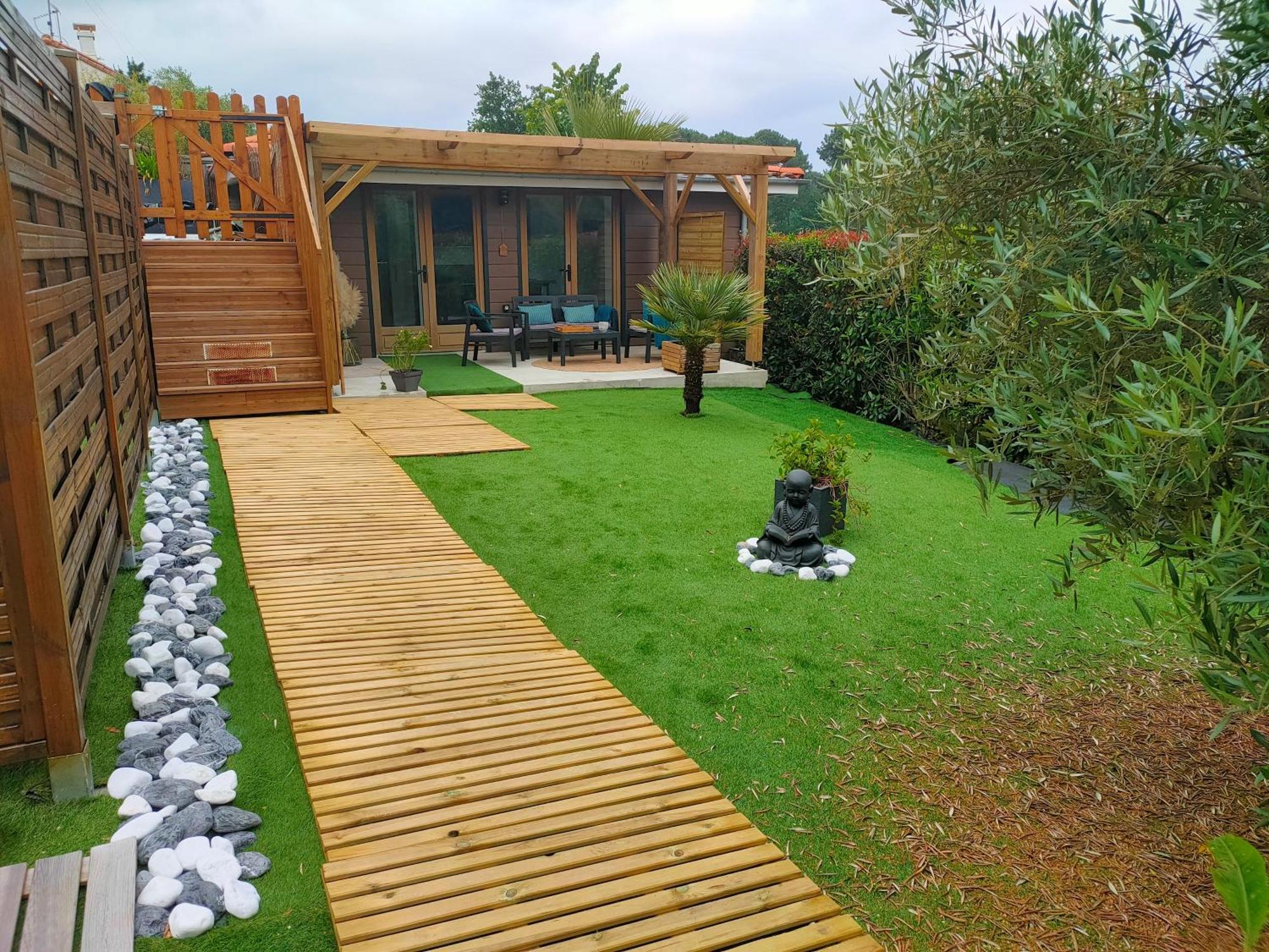 Chalet Avec Jardin Pres D'arcachon 2 Personnes La Teste-de-Buch